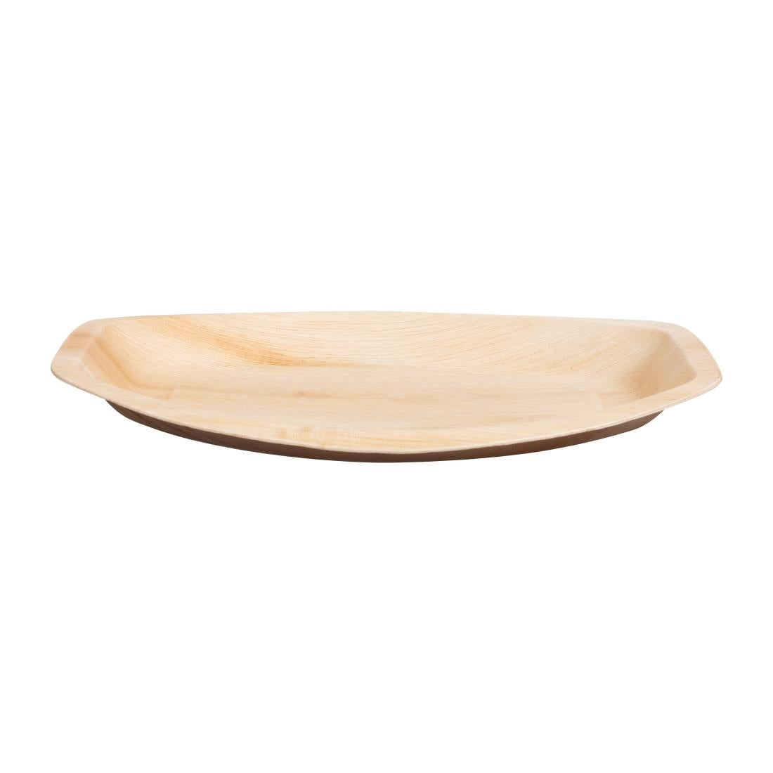Assiettes creuses ovales en feuilles de palmier Fiesta Compostable 360mm (lot de 100) — HT876