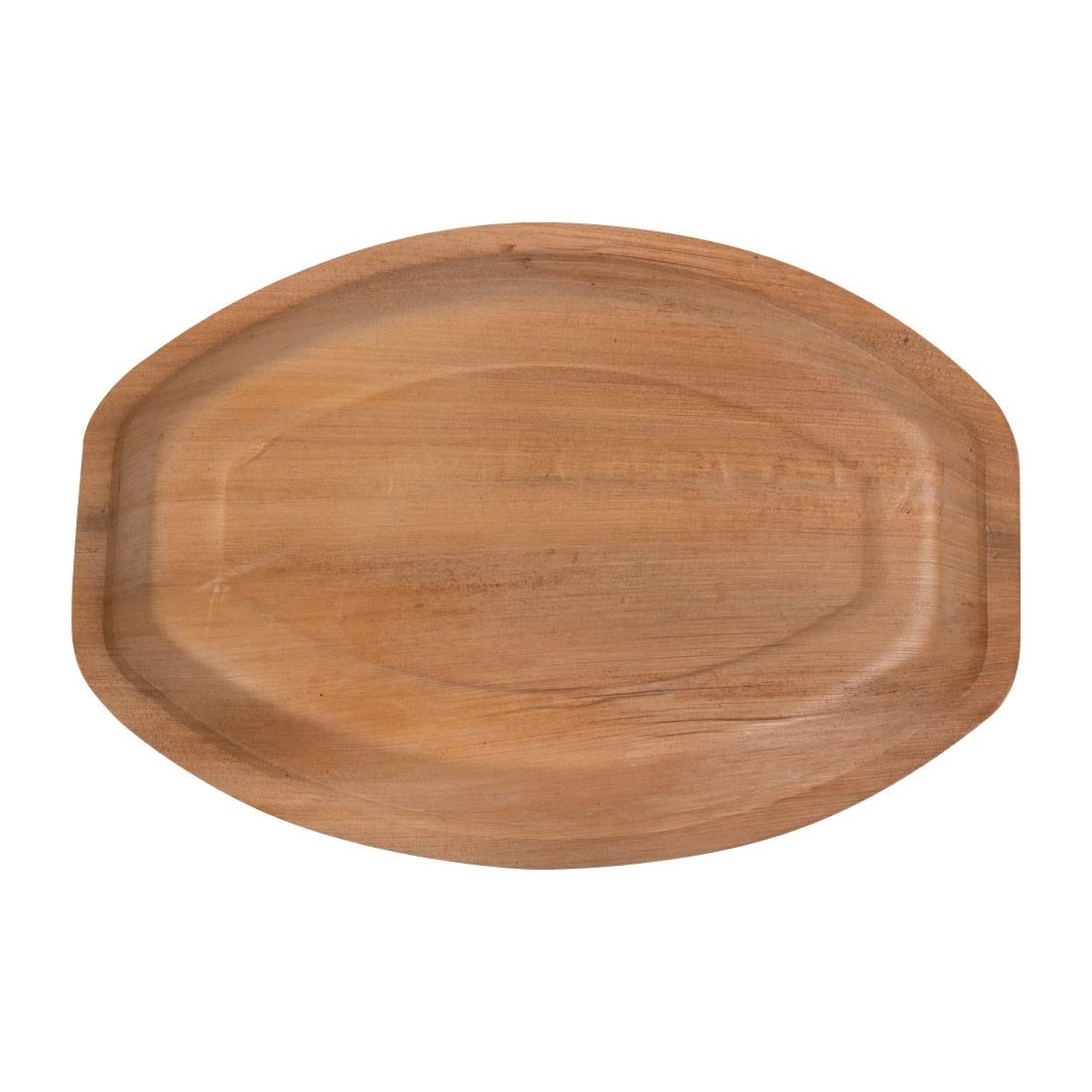 Assiettes creuses ovales en feuilles de palmier Fiesta Compostable 360mm (lot de 100) — HT876