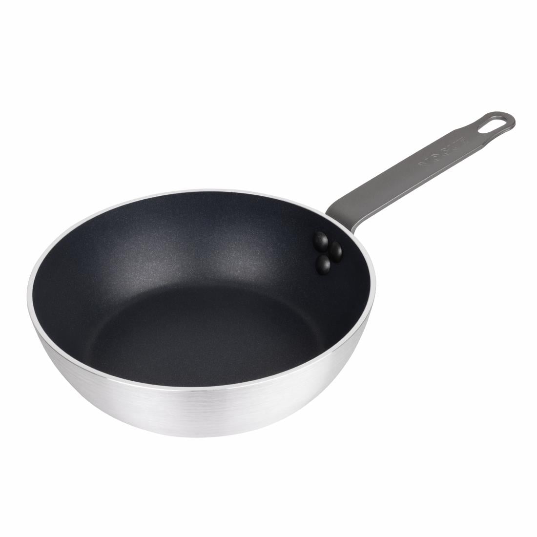 Sauteuse conique antiadhésive en aluminium Vogue 240mm — T355