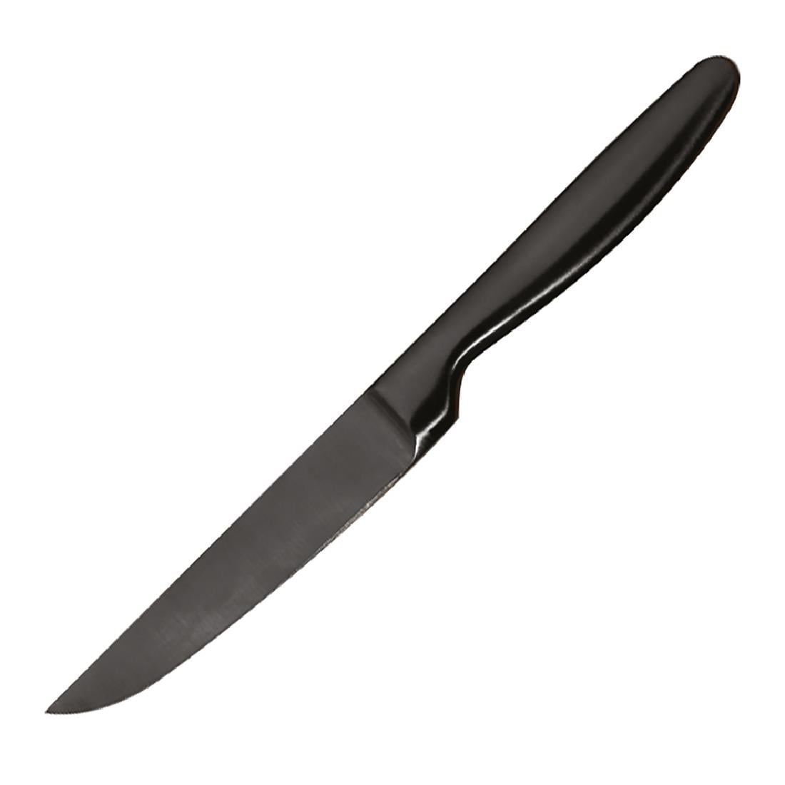 Couteaux à steak Comas Boj gris acier satiné (Boîte de 6) — HZ743