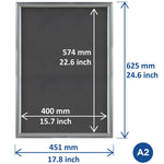 Cadre clipsable en aluminium Europel A2 25mm — HU437