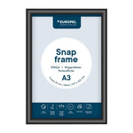 Cadre clipsable Europel A3 25mm noir — HU442