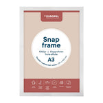 Cadre clipsable Europel A3 25mm blanc mat — HU445