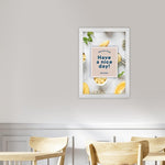Cadre clipsable Europel A4 25mm blanc mat — HU446