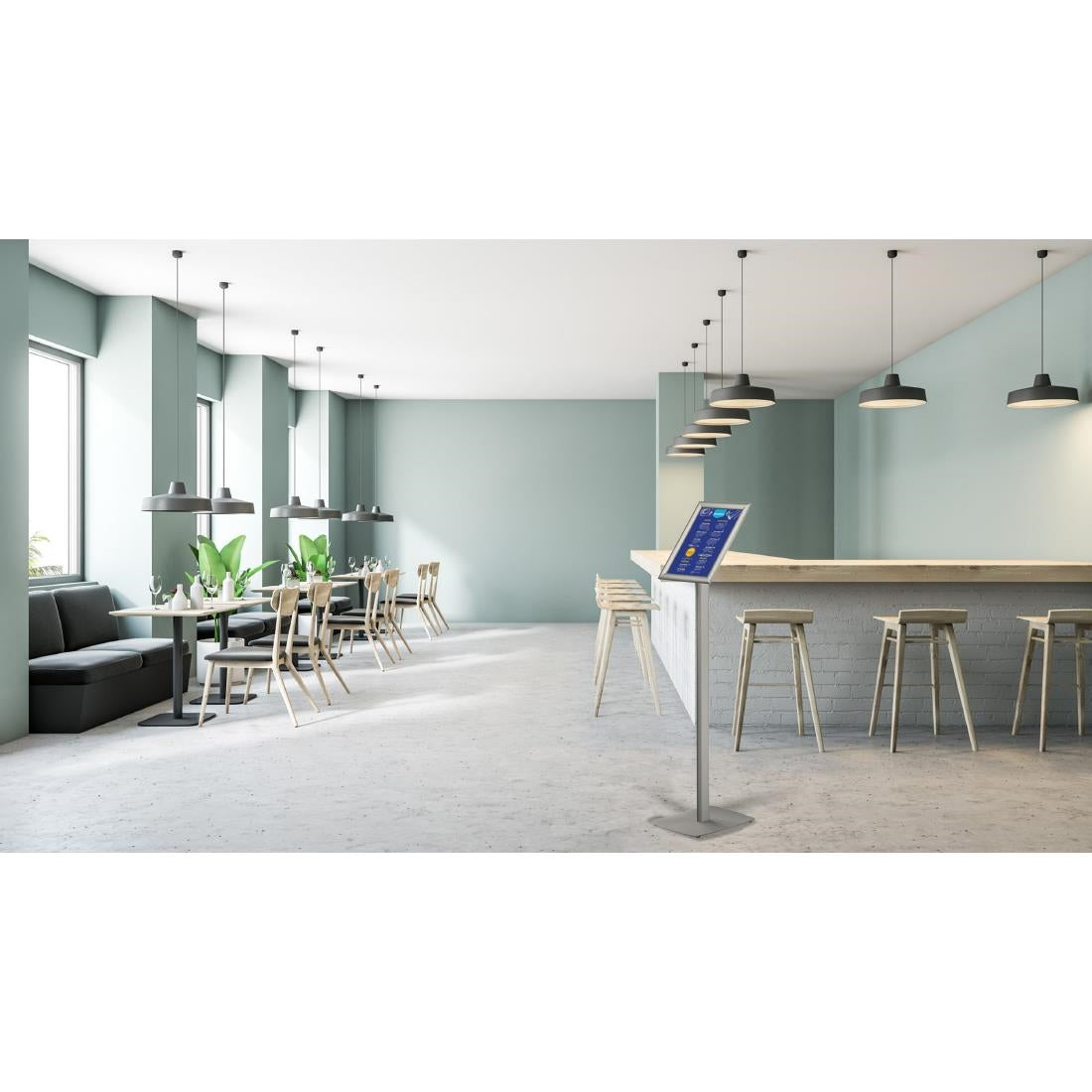 Porte-affiche Europel avec cadre clipsable A4 25mm — HU449