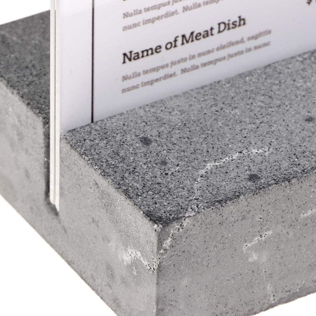 Présentoir de table Europel A4 polystone anthracite — HU461