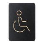 Plaque signalétique noire Europel PMR — HU474