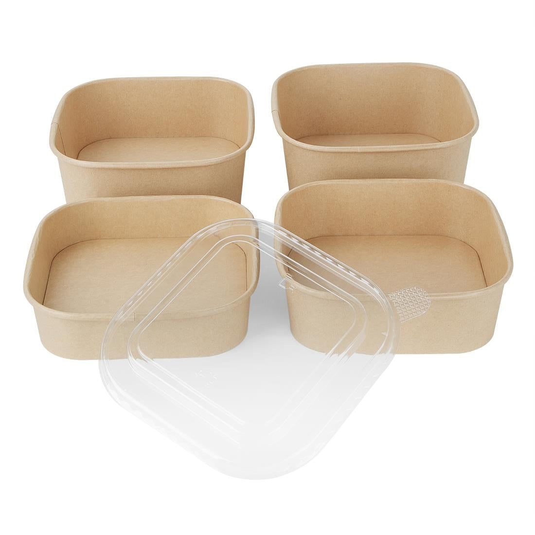 Barquettes carrées Fiesta Recyclable 750ml (lot de 300) — HW015
