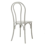 Chaises en résine style bois courbé Bolero Soho blanches (lot de 4) — HW288