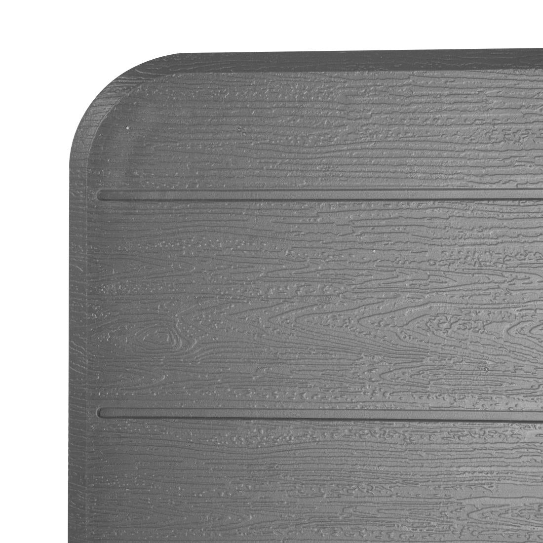 Table pliante rectangulaire effet rotin Bolero 1829mm — HW299