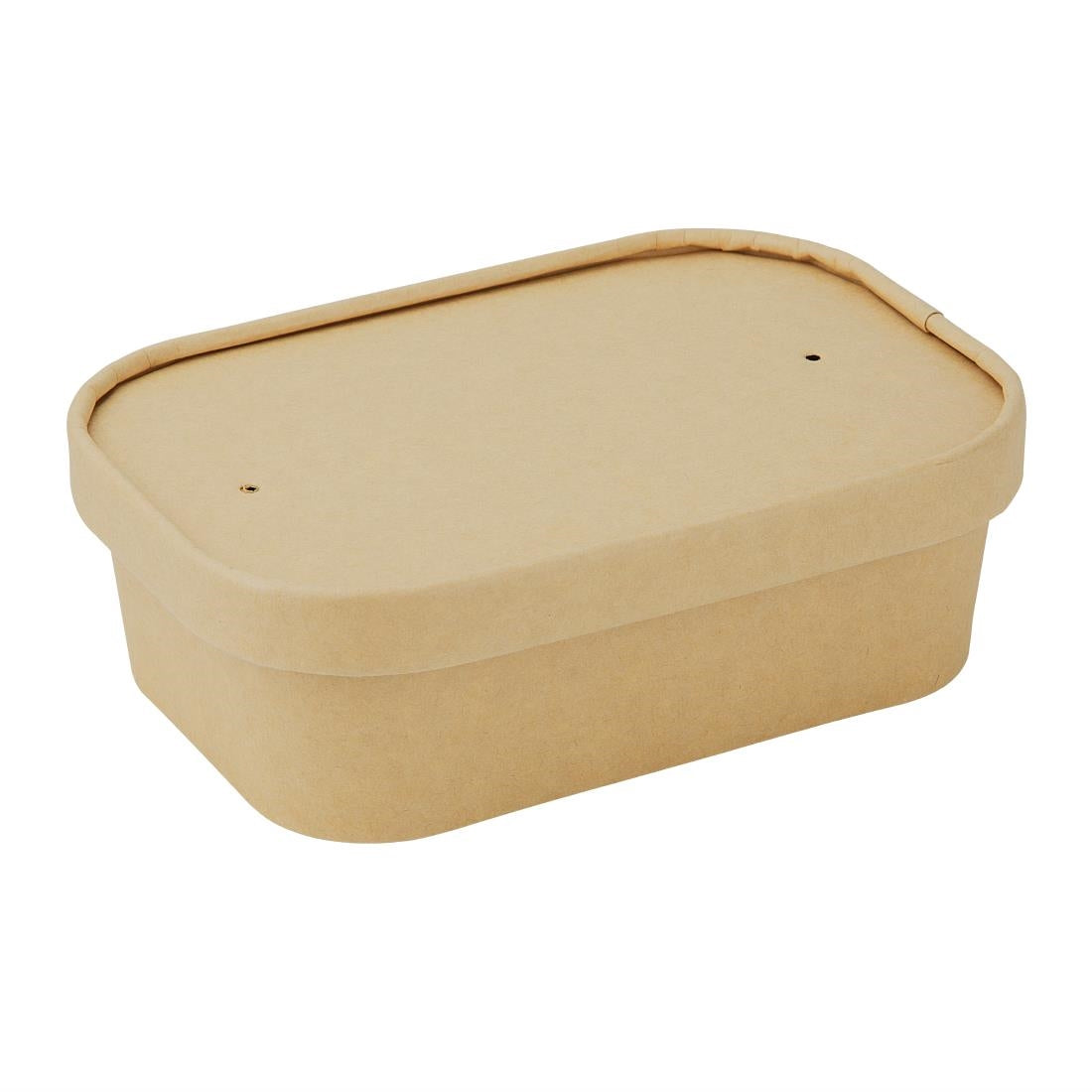 Couvercles en papier Fiesta Recyclable pour barquettes rectangulaires (lot de 300) — HW624