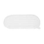 Couvercles PET pour barquettes ovales en bagasse Fiesta Recyclable — HW630
