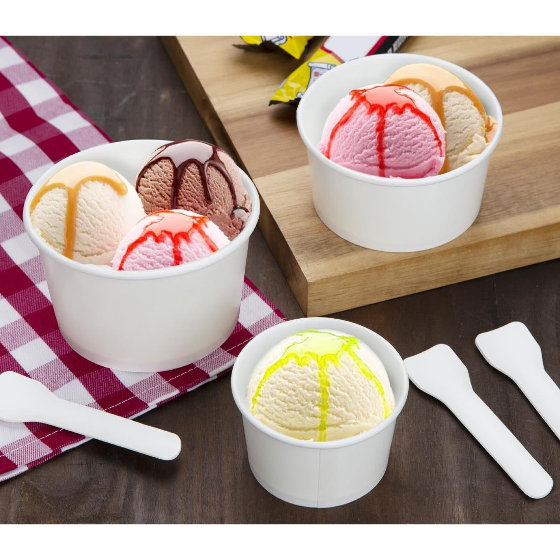 Pots à glace Fiesta Recyclable 227ml (lot de 1000) — HW632