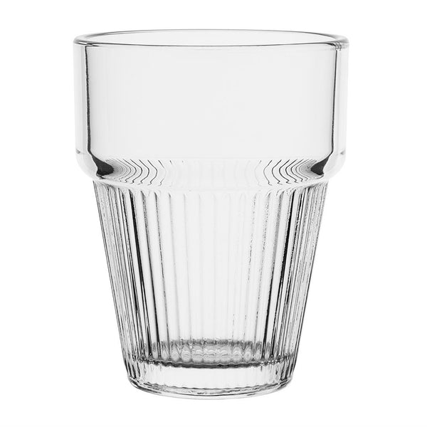 Gobelets empilables rainurés Olympia 150ml (lot de 6)
