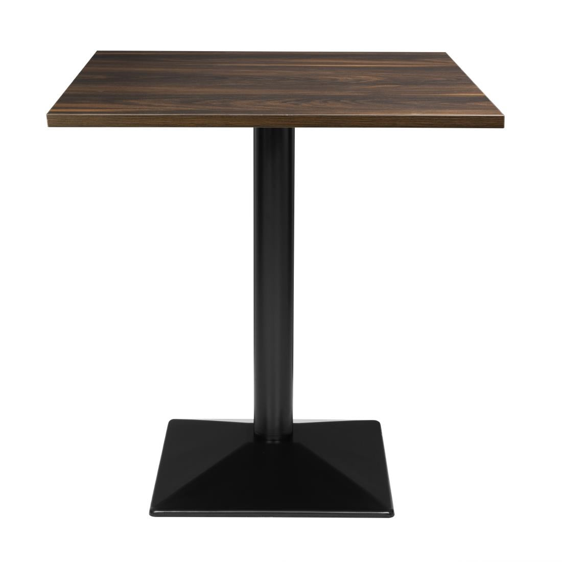 Table carrée Bolero Complete effet bois foncé 700mm — HW850