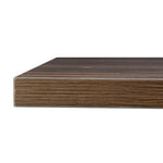 Table carrée Bolero Complete effet bois foncé 700mm — HW850