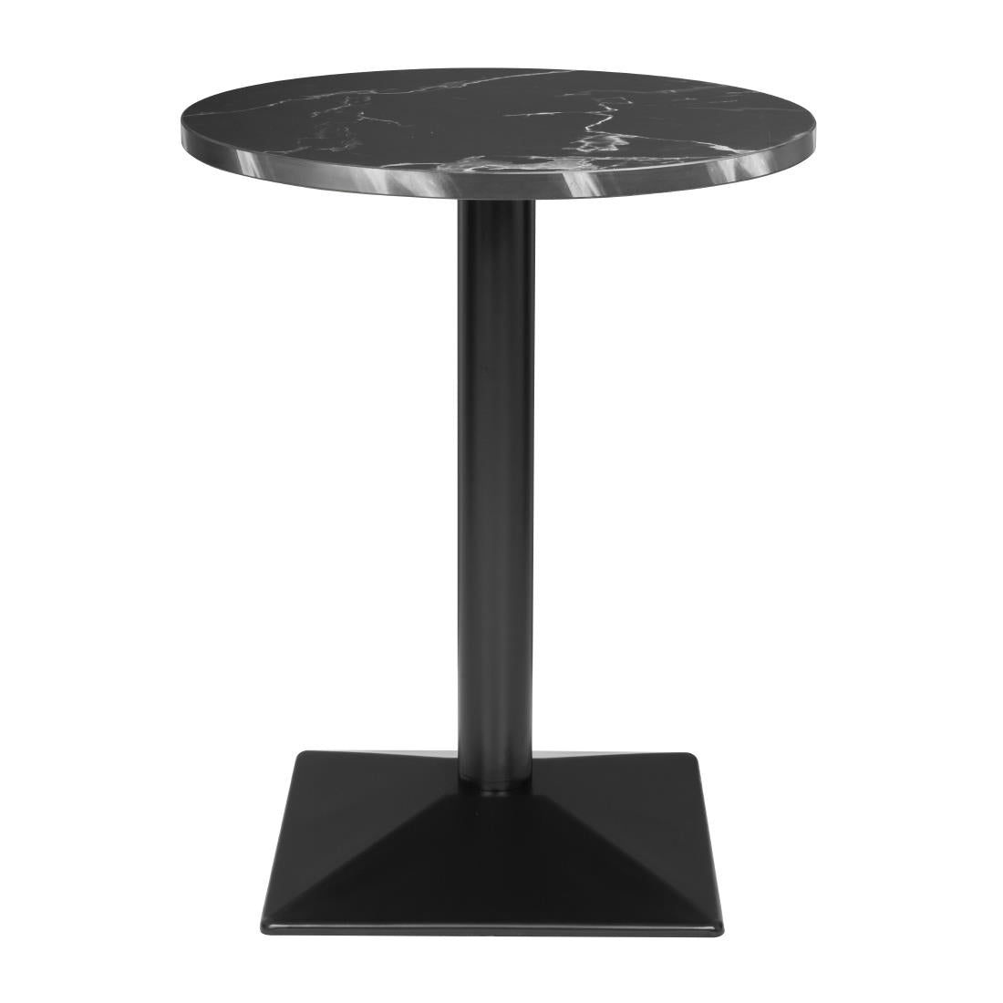 Table ronde Bolero Complete effet pierre noire 600mm — HW854