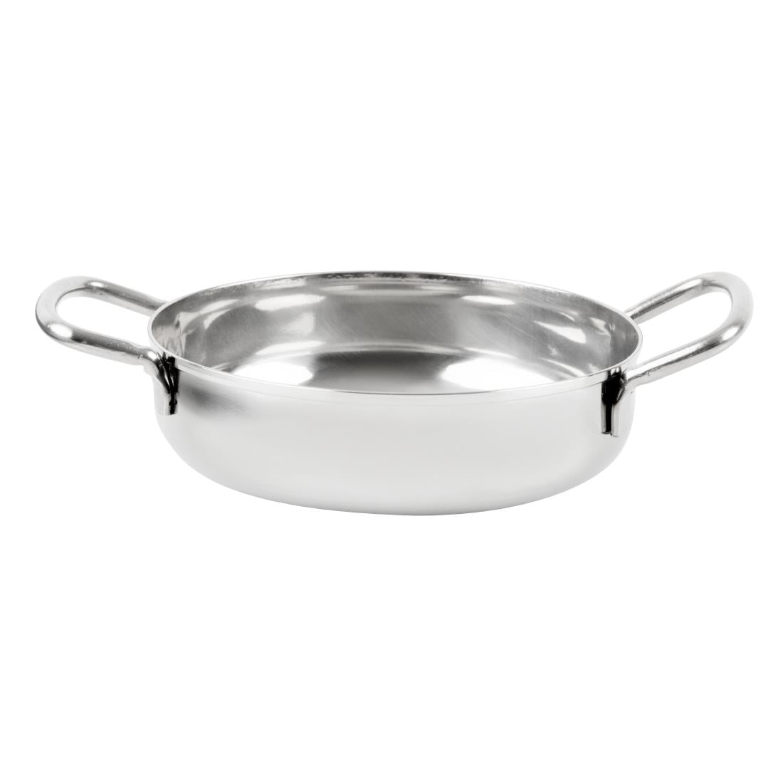 Plat en inox double poignée Olympia Table Presentation 125 mm — HY100