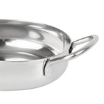 Plat en inox double poignée Olympia Table Presentation 125 mm — HY100