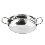 Plat double poignée en inox martelé Olympia Table Presentation 125mm — HY110