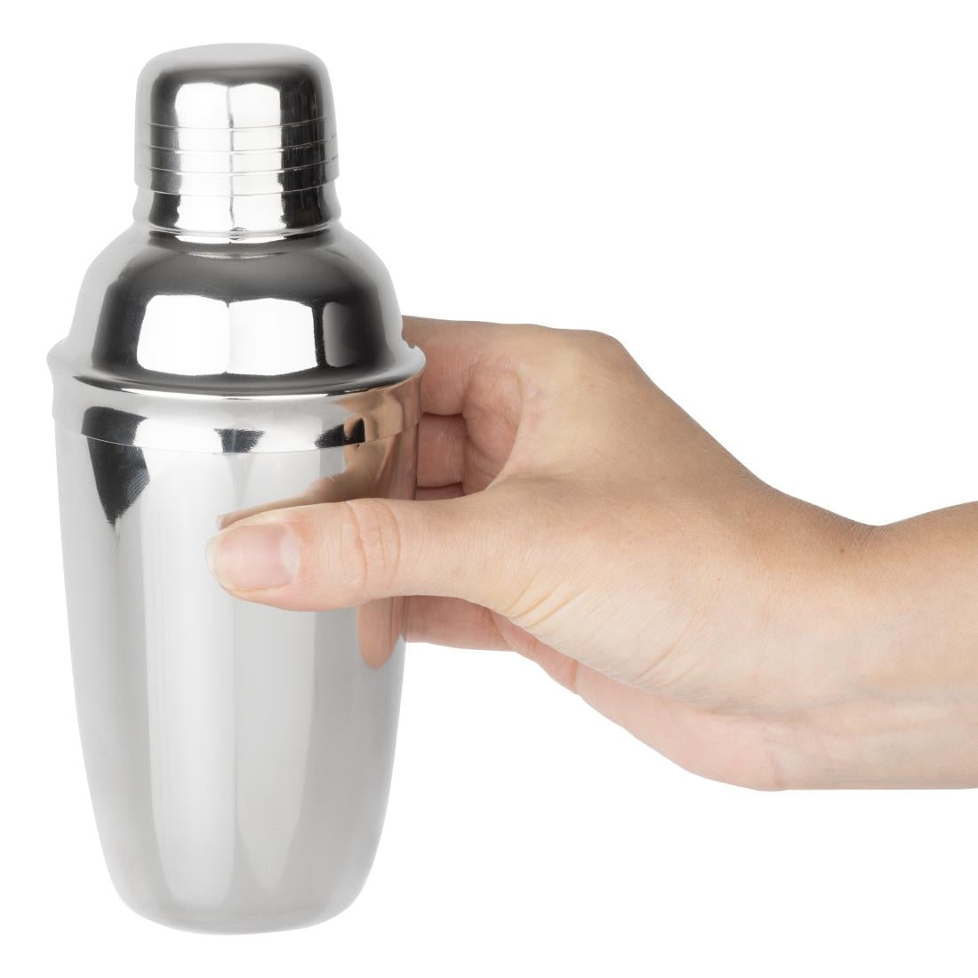 Mini shaker à cocktail en acier inoxydable Olympia 3 pièces 300ml — HY120