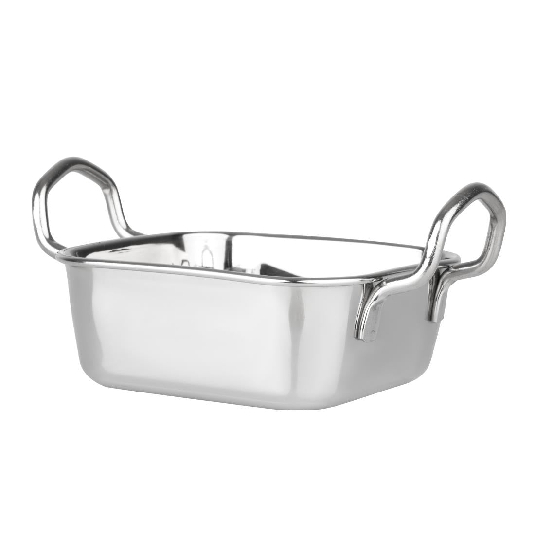 Plat de présentation en inox carré Olympia 115x115mm — HY123