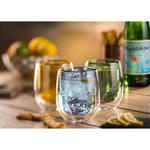 Verres à eau double paroi Utopia verts 27 cl (lot de 6) — HY505