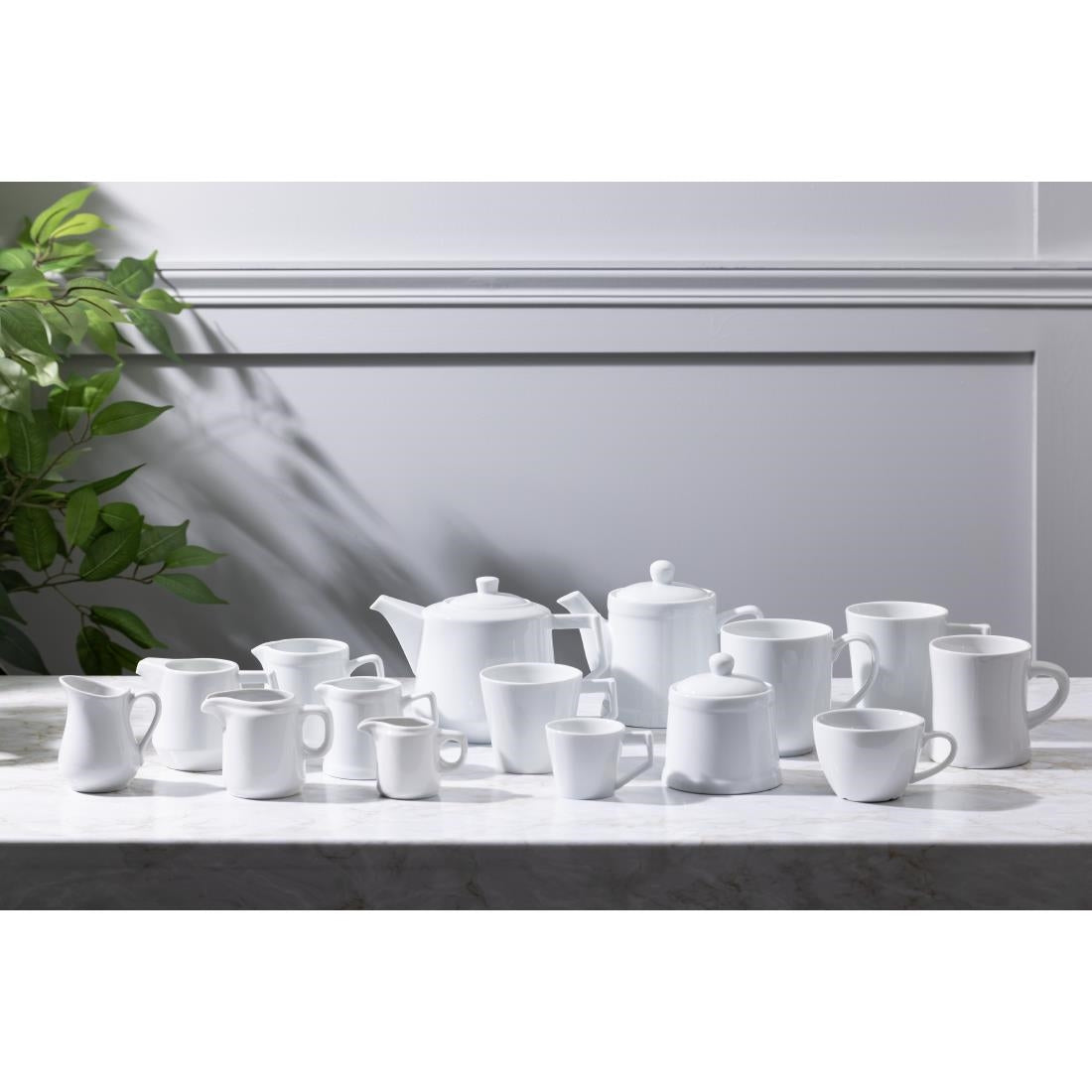 Mugs Olympia blancs 300 ml (lot de 6) — JA349