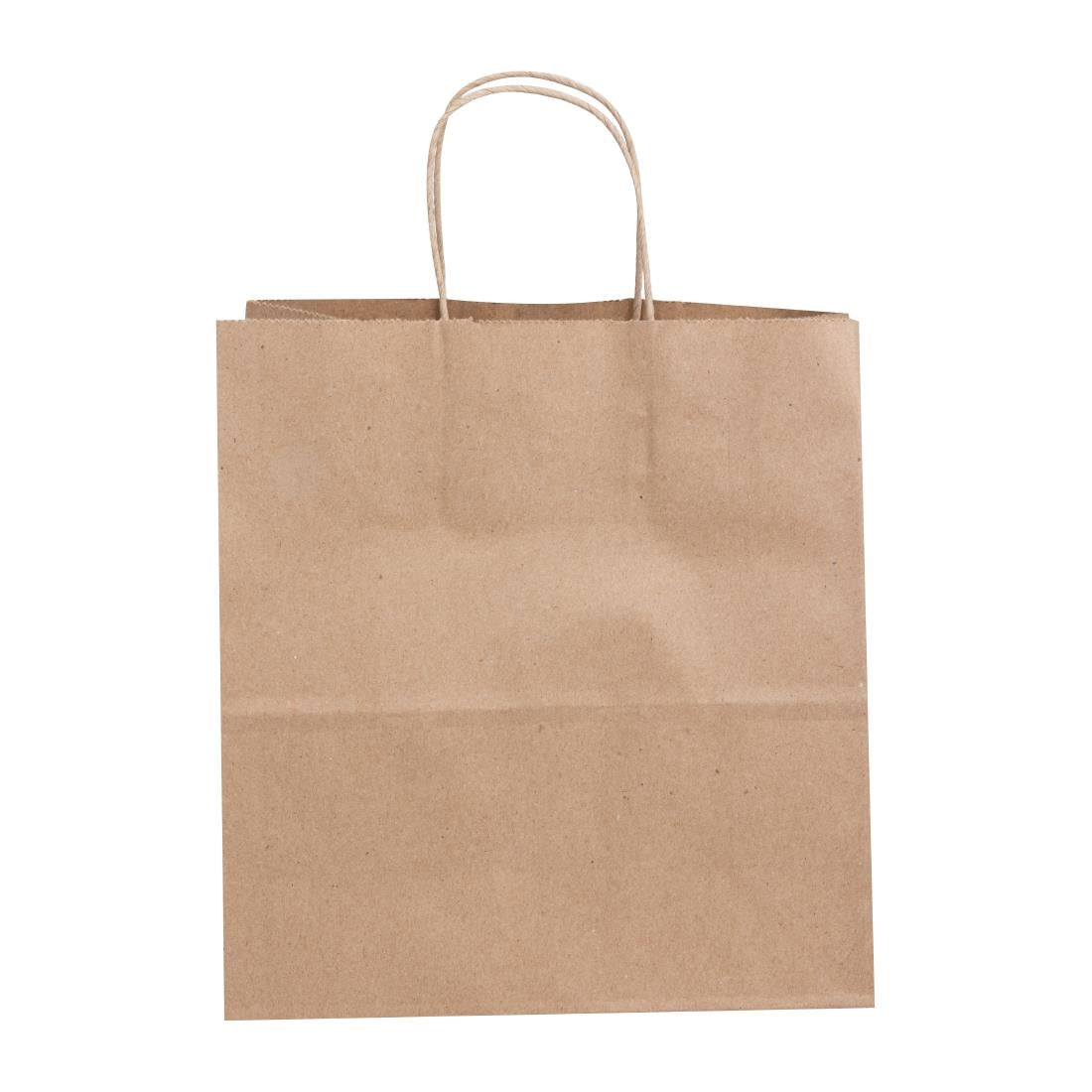 Sacs moyens en papier avec poignée torsadée Fiesta Recyclable marron (lot de 250) — HY762