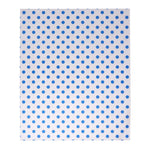 Papier d'emballage burger Fiesta Compostable points bleus 250x300 (lot de 200) — HY783