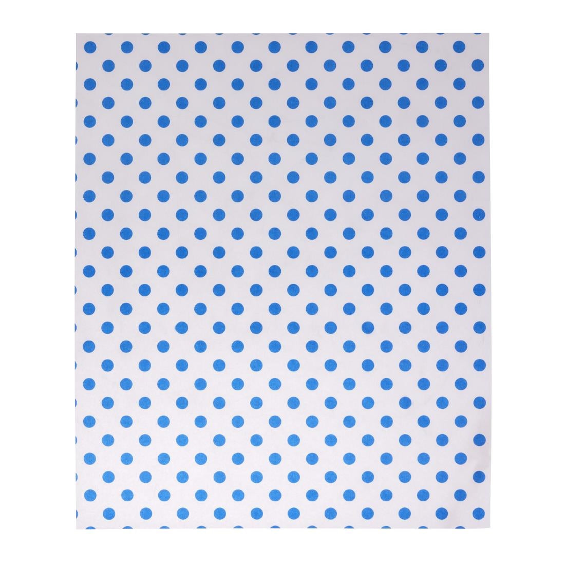 Papier d'emballage burger Fiesta Compostable points bleus 250x300 (lot de 200) — HY783