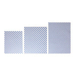 Papier d'emballage burger Fiesta Compostable points bleus 250x350 (lot de 200) — HY792