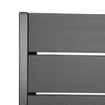 Fauteuils à lattes Bolero Valletta gris (lot de 4) — HZ022