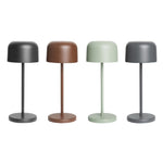 Lampe de table avec abat-jour rond Olympia Lucca verte 200mm — HZ202