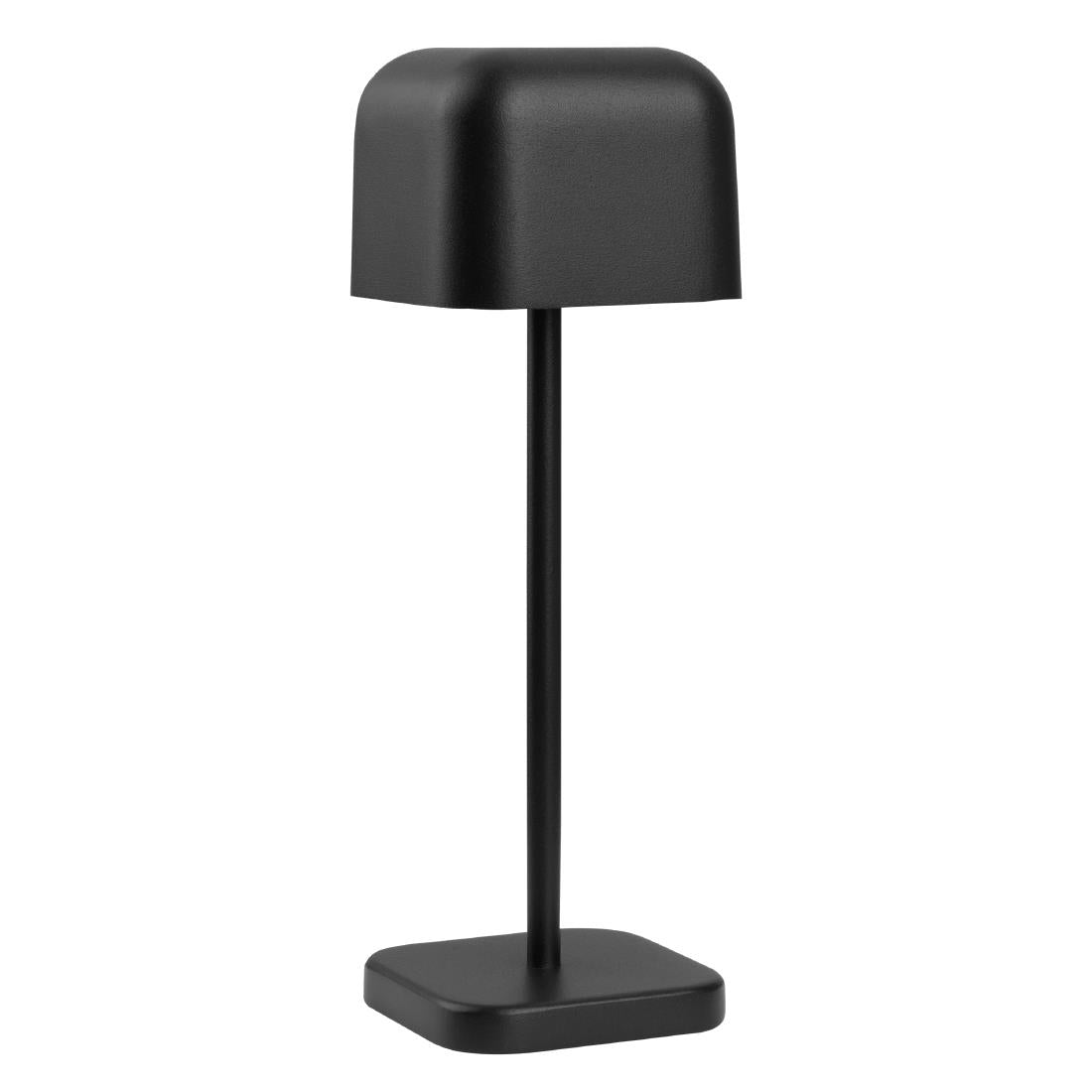 Lampe de table avec abat-jour carré Olympia Lucca noire 200mm — HZ204