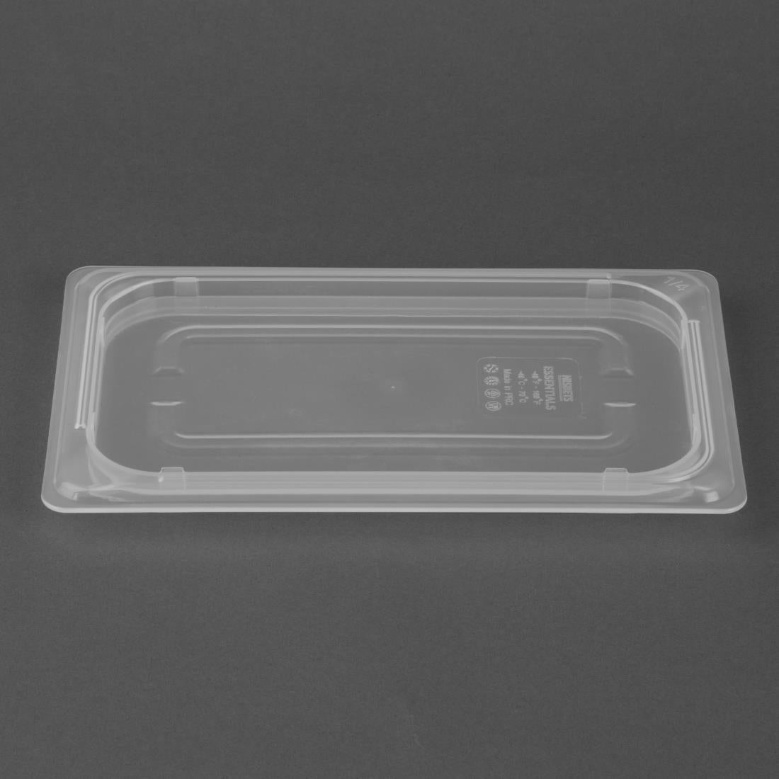 Couvercle en polypropylène Nisbets Essentials GN 1/4 — HZ348
