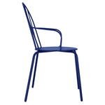 Fauteuils Bolero Adeline bleu marine (lot de 4) — HZ359