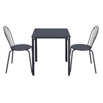 Chaises Bolero Adeline bleu ardoise (lot de 4) — HZ361