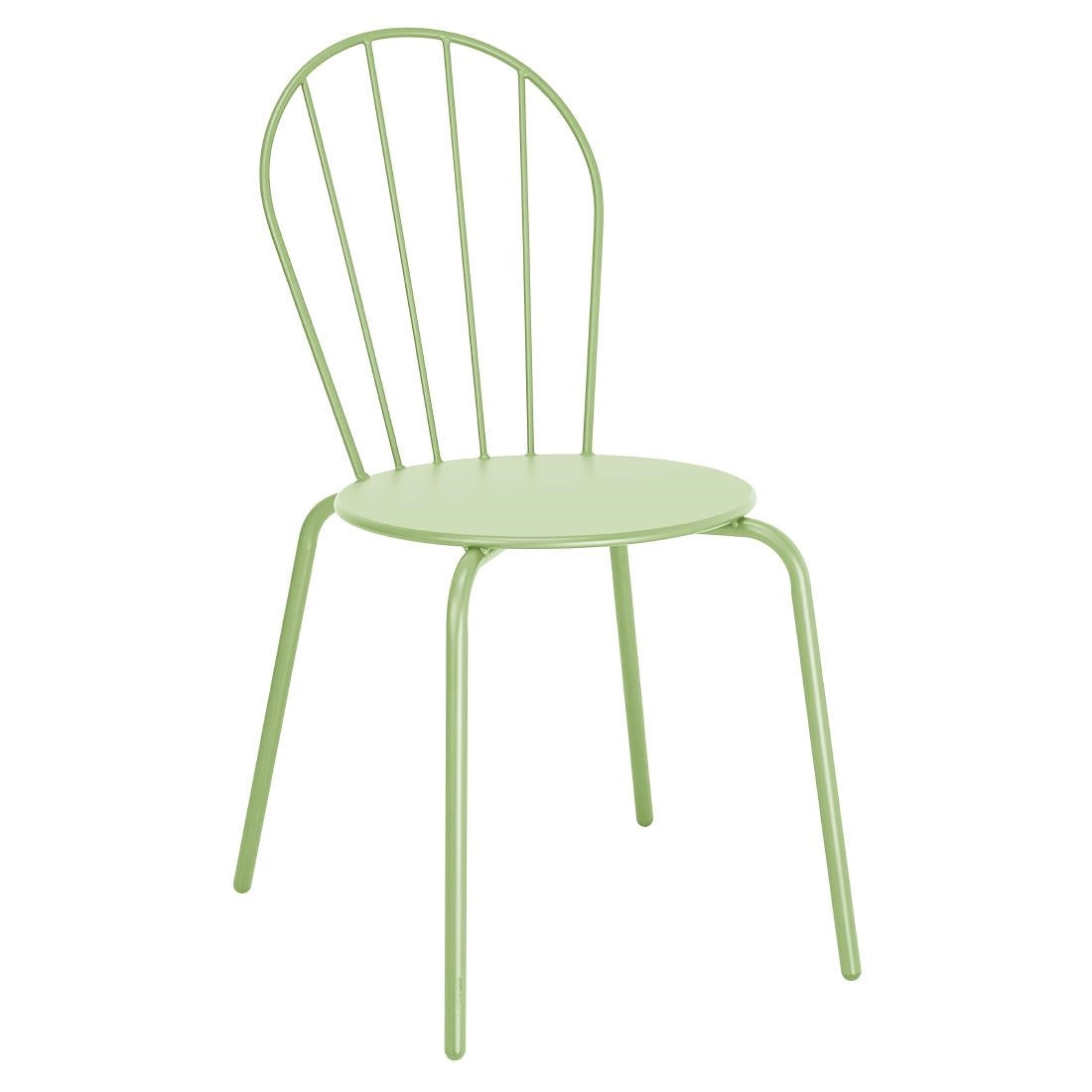 Chaises Bolero Adeline vert clair (lot de 4) — HZ363