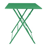 Table carrée de terrasse Bolero Perth verte 600mm — HZ366
