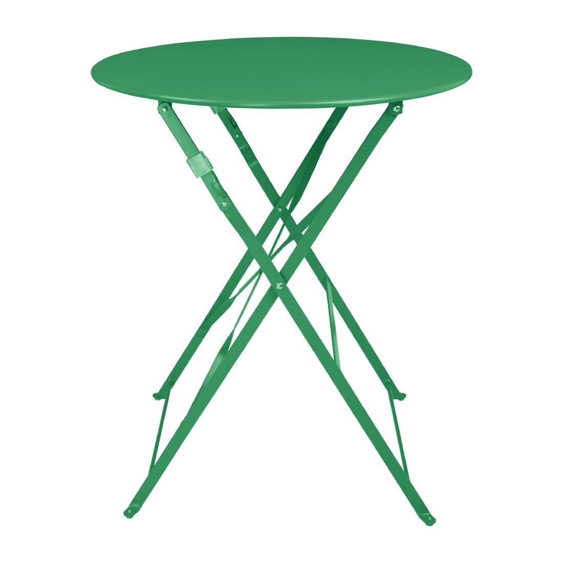 Table ronde de terrasse Bolero Perth verte 600mm — HZ367