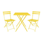 Table carrée de terrasse Bolero Perth jaune 600mm — HZ368