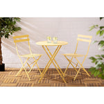 Table ronde de terrasse Bolero Perth jaune 600mm — HZ369