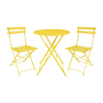 Table ronde de terrasse Bolero Perth jaune 600mm — HZ369