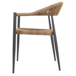 Fauteuils d'extérieur en rotin PE tressé Bolero Eden naturels (lot de 4) — HZ591