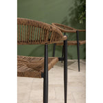 Fauteuils d'extérieur en rotin PE tressé Bolero Eden naturels (lot de 4) — HZ591