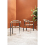 Fauteuils d'extérieur en rotin PE tressé Bolero Eden naturels (lot de 4) — HZ591