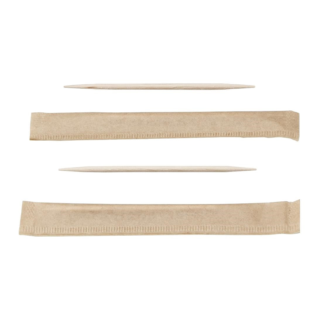 Cure-dents en bois FSC® Sier Disposables 65mm (lot de 1000) — HZ703