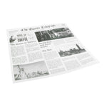 Papier ingraissable imprimé journal Sier Disposables 300 x 300mm (lot de 300) — HZ707
