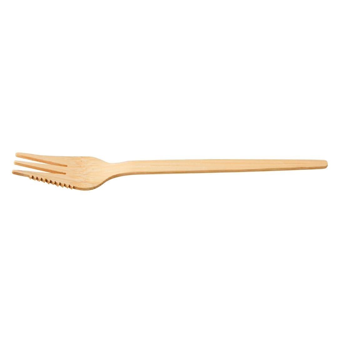 Fourchettes snack en bambou Sier Disposables 135 mm (lot de 100) — HZ709